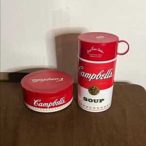 😄Campbells thermos and insulated soup bowl